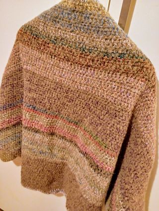 Cardigan lavorato a maglia multicolor