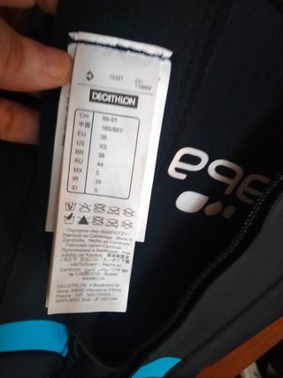 Traje Neopreno Nabaiji de mujer. Nuevo