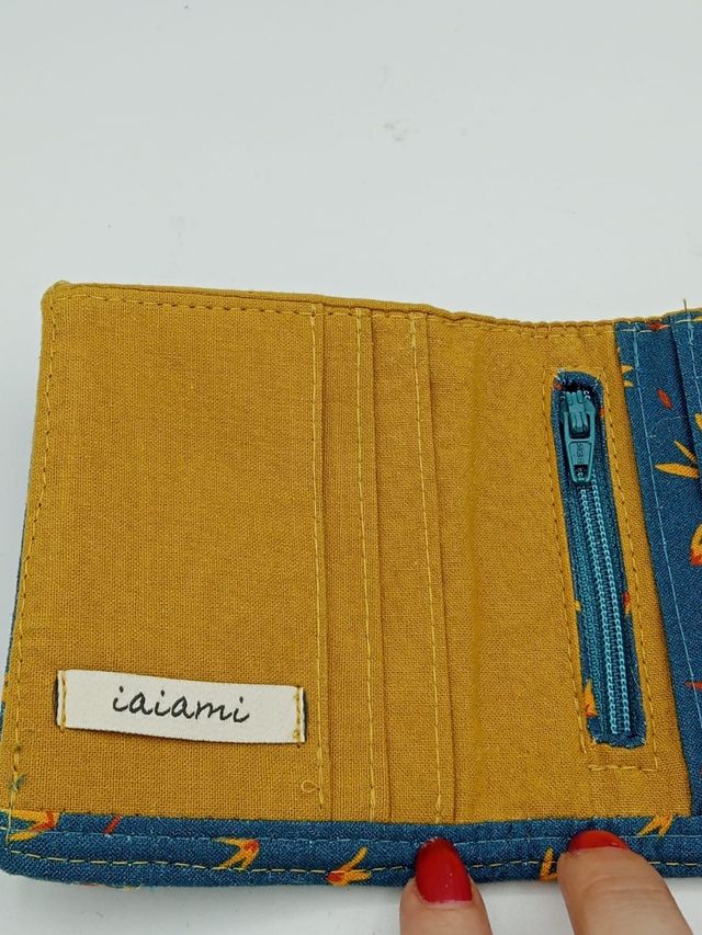 Portafoglio Iaiami - Arancio e Verde Acqua