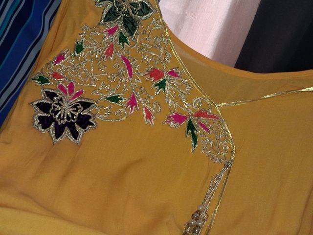 Túnica marroquí amarilla