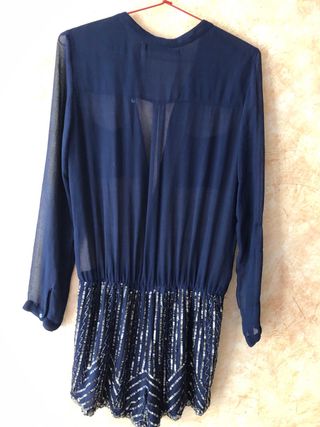 Mono Zara fiesta azul - T-S