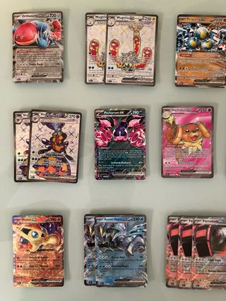 62 CARTAS POKEMON EX + BAXCALIBUR PAL 210