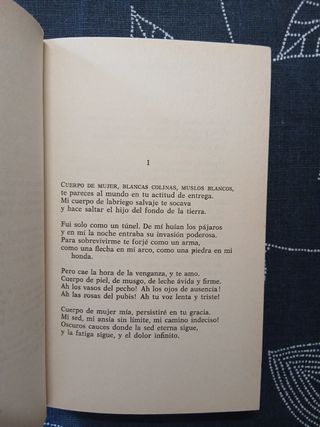 Veinte poemas de amor...