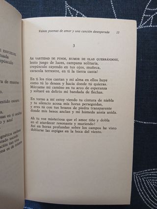Veinte poemas de amor...