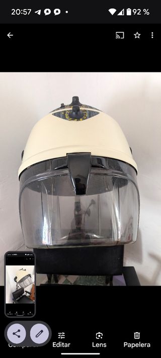 Secador de pelo vintage con sillón