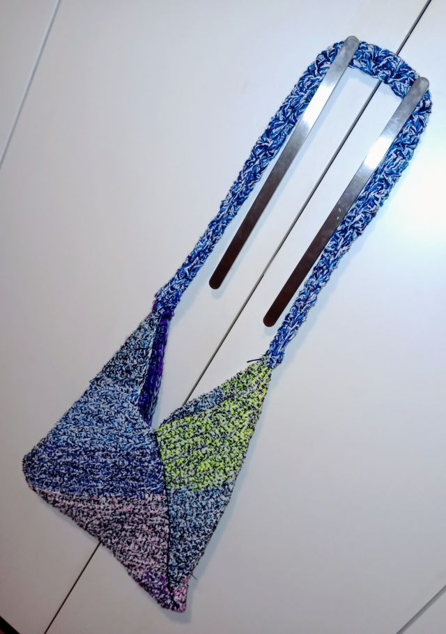 Borsa crochet multicolor