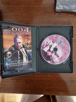 DVDs de películas conocidas.