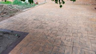 Hormigón impreso: suelo exterior