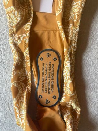 Bikini Etam XL marrón-amarillo