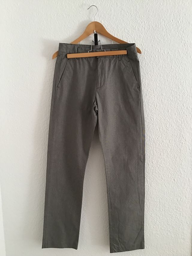 Pantalón vestir gris - 2ckep