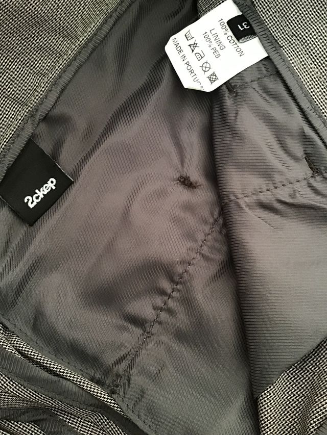 Pantalón vestir gris - 2ckep