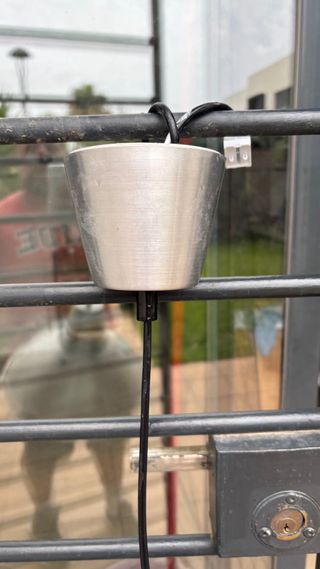 Lampara techo industrial Ikea metalica