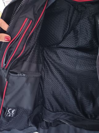 Giubbino moto donna nero Modeka