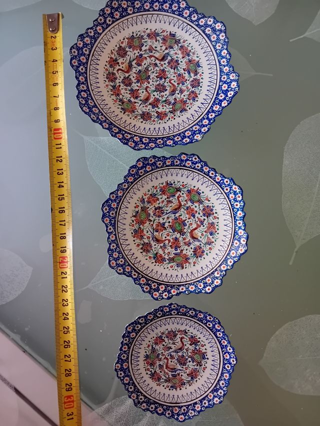 3 Piatti decorati persiani