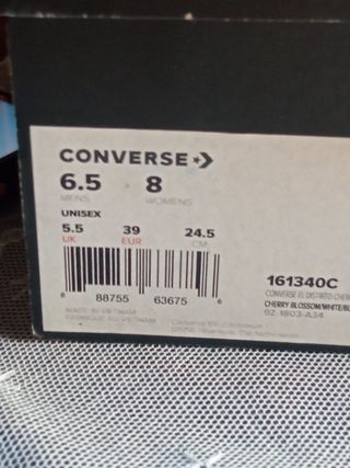 Converse rosas - bambas niña