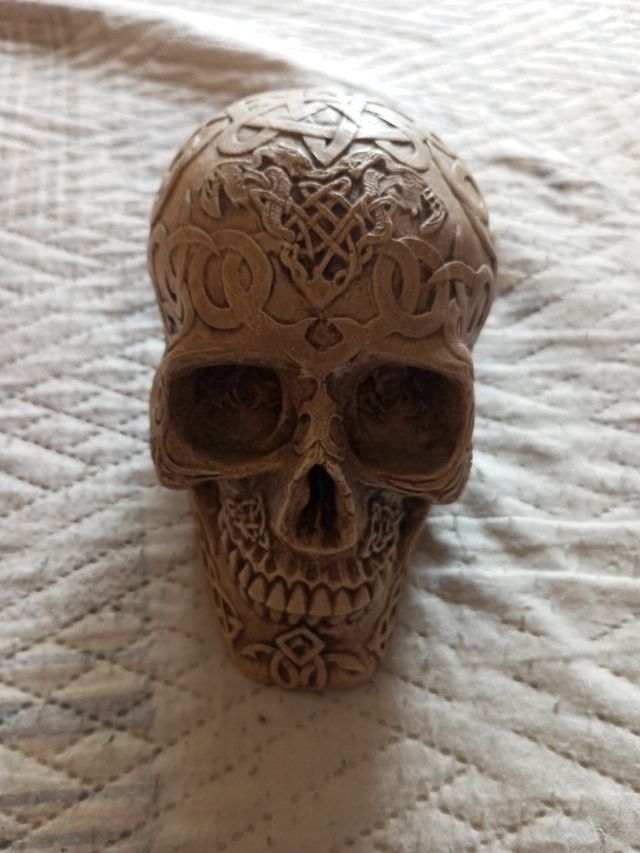 Calavera celta decorativa