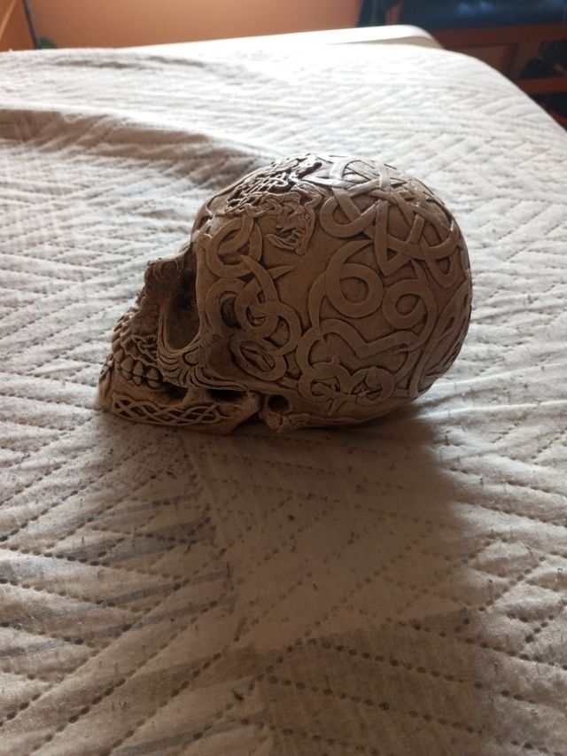 Calavera celta decorativa