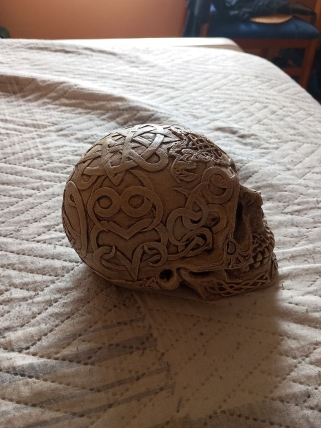 Calavera celta decorativa