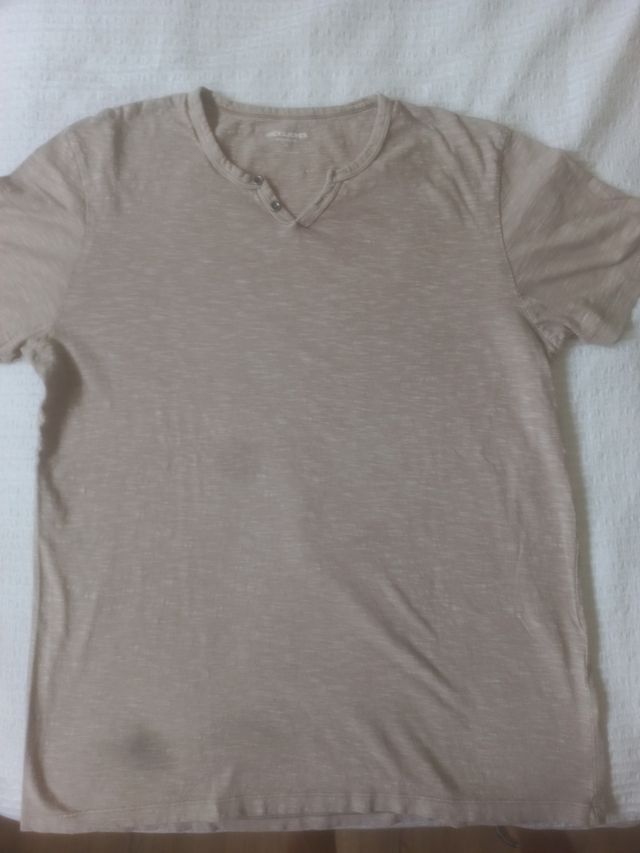 Camiseta beige Jack & Jones