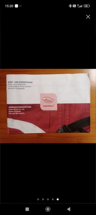 Mochila portabebés Manduca