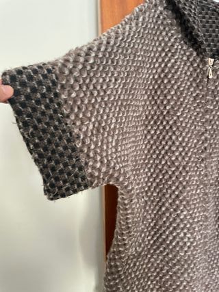 Chaquetón marrón mujer