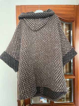 Chaquetón marrón mujer