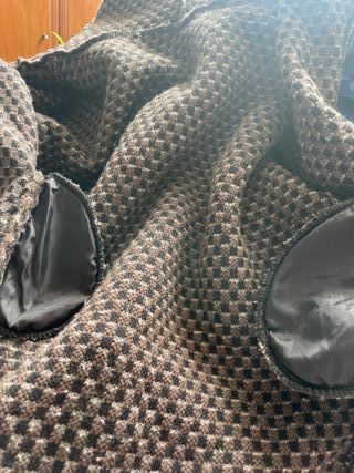 Chaquetón marrón mujer