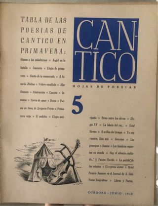 Lote Revistas CANTICO 1a época
