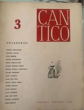 Lote Revistas CANTICO 1a época