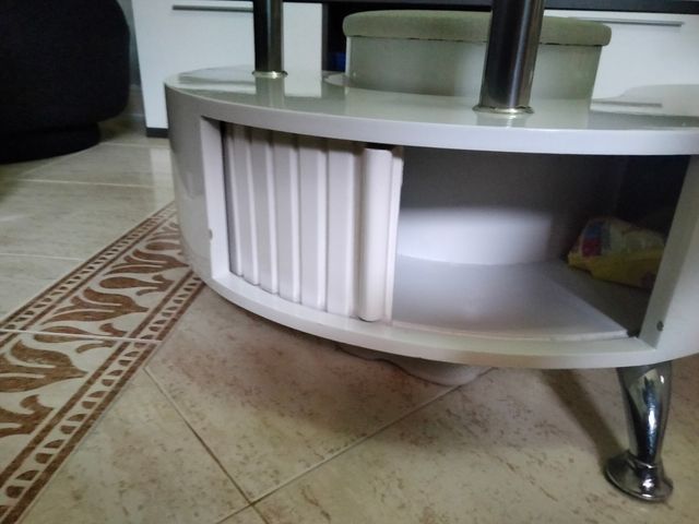 Mesa centro moderna blanca