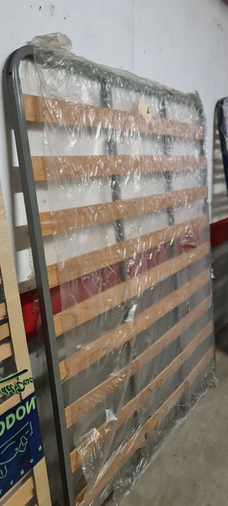 Somier 150x180 cm - Metal y Madera