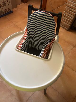 Trona madera bebé