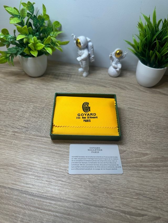 Tarjetero Goyard - Negro/Amarillo