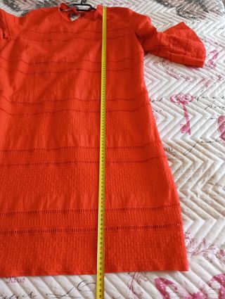 Vestido naranja mujer