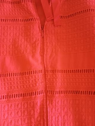 Vestido naranja mujer