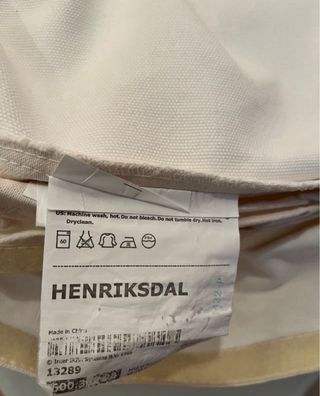 4 Fundas IKEA Henriksdal Blancas