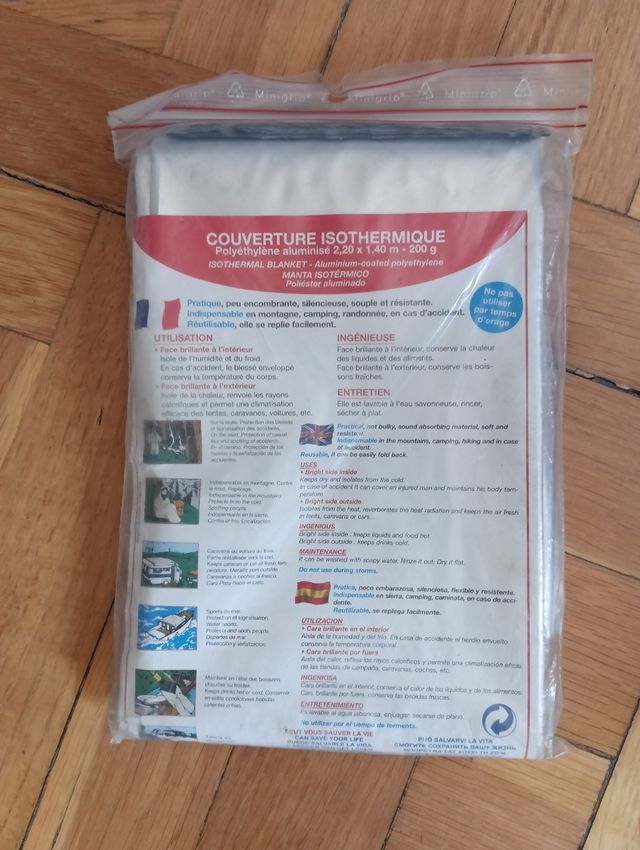 Manta Isotérmica - Aluminio-Polietileno