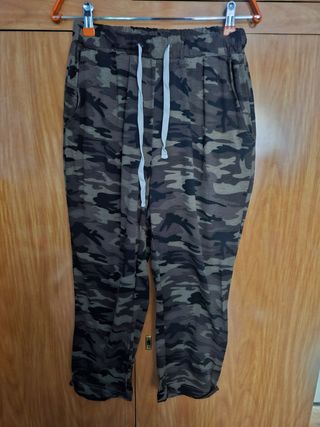 Pantalones camuflaje mujer M