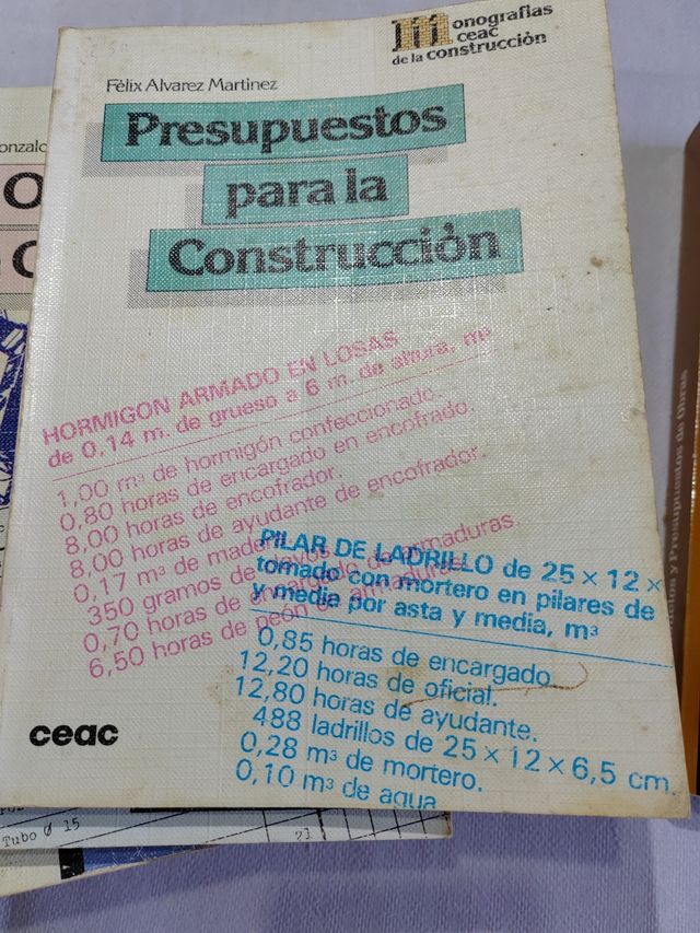 Libros albañilería y construcción