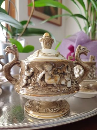 Capodimonte: Set da caffè 6 tazzine