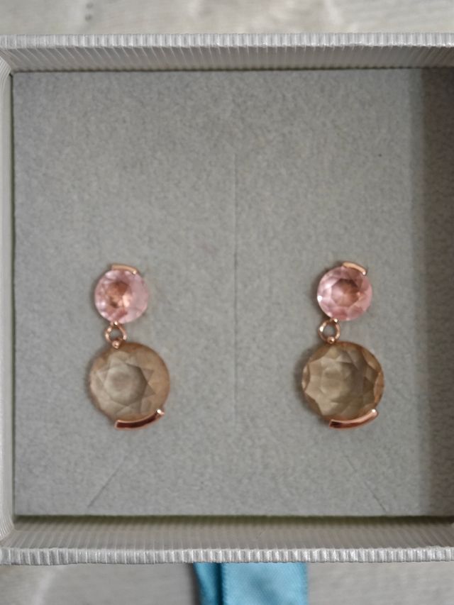 Pendientes Luxenter oro rosa