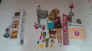 Barbie Supermercado. Tienda.
