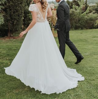 Vestido Novia Rembo Styling Nectar Boho Talla 10