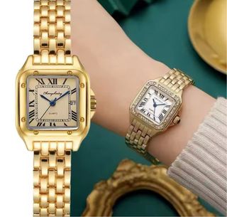 Reloj Charmplay dorado mujer