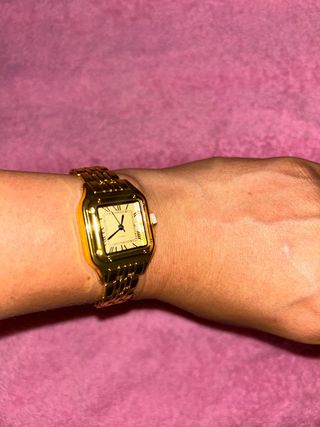 Reloj Charmplay dorado mujer
