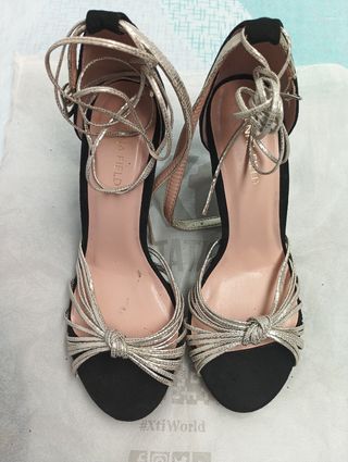 Sandalias Anna Field Plata 36