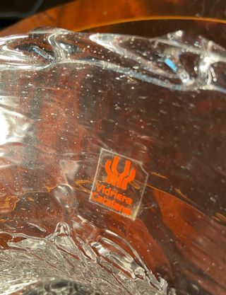 Cesta cristal artesanal