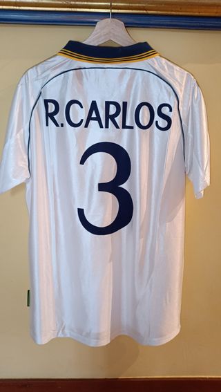 Camiseta Roberto Carlos RM fútbol retro vintage 99
