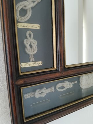 Specchio nodi marini vintage