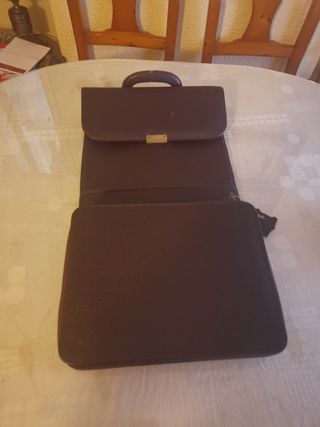 Maletín Piel Marrón